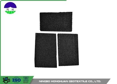 100n/M Warp Knitting Polyester Geogrid For Asphalt Wall / Runway